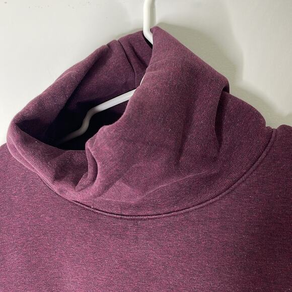 ATHLETA Plum Cowl Neck Pullover Polyester Blend Sweatshirt Top Size Medium - Picture 3 of 10
